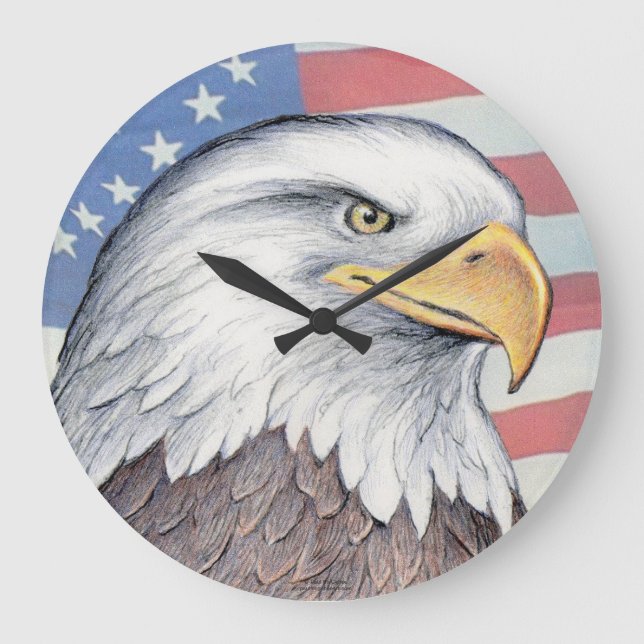 "Amerikanischer Weißkopfseeadler-" Uhr Pauls (Vorderseite)
