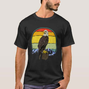 Amerikanischer Weißkopfseeadler Vintage Vogel Wild T-Shirt