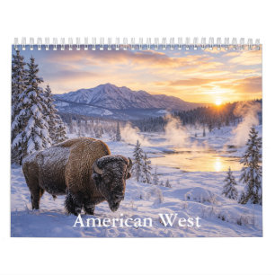 Amerikanischer Westkalender Kalender