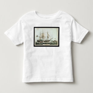 Amerikanischer Whaler, graviert von Nathaniel Kleinkind T-shirt