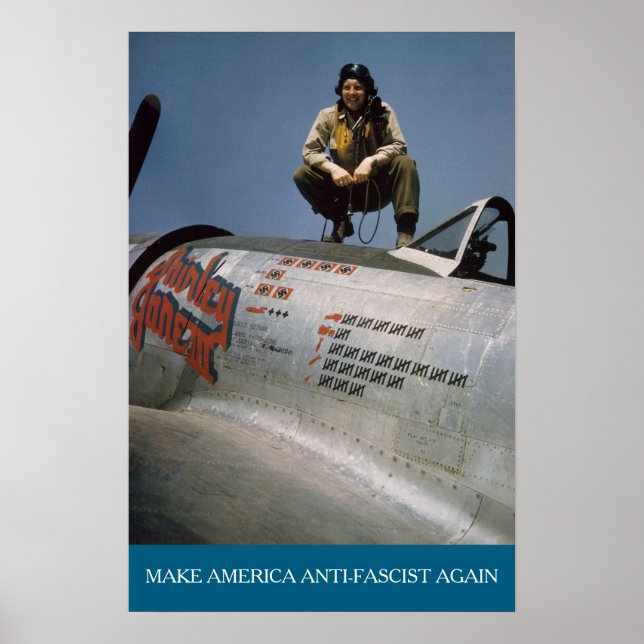Amerikanischer WWII-Pilot MAAFA Poster (Vorne)