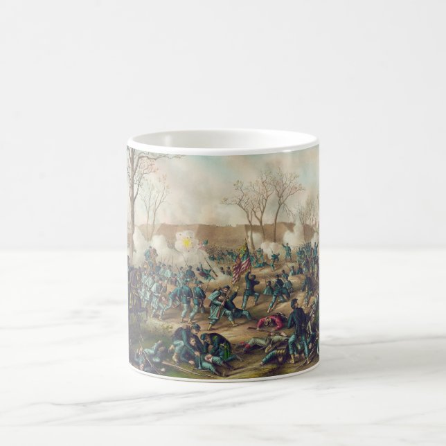 Amerikanischer ziviler Kriegs-Kampf des Forts Tasse (Mittel)