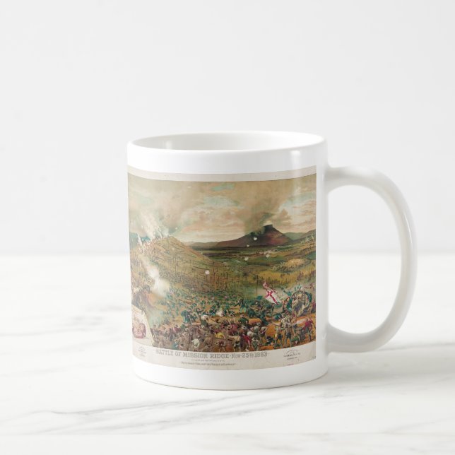 Amerikanischer ziviler Kriegs-Kampf des Missionars Kaffeetasse (Rechts)