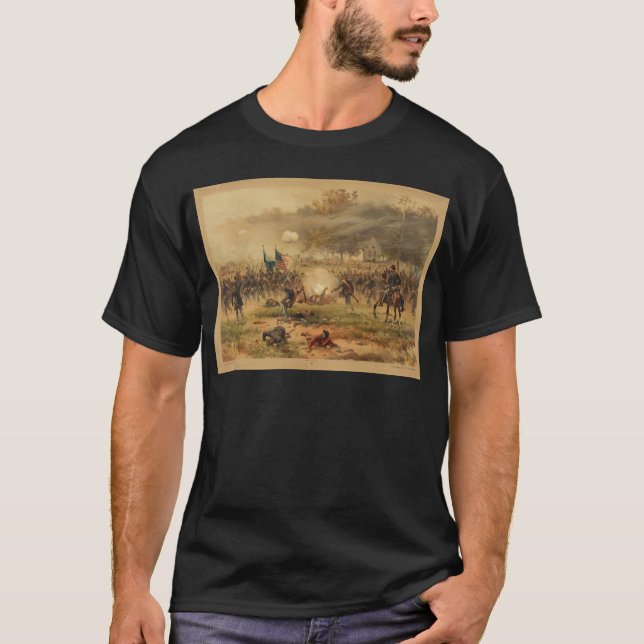 Amerikanischer ziviler Kriegs-Kampf von Antietam T-Shirt (Vorderseite)