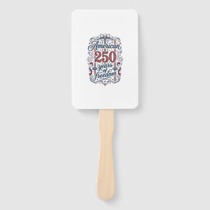Amerikanisches 250 Jahre Freiheit Patriotes Shirt  Fächer