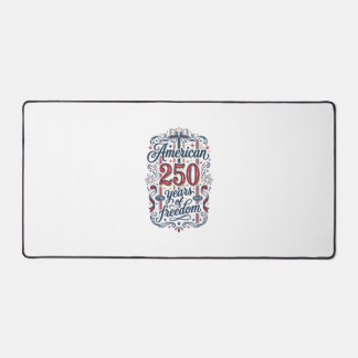 Amerikanisches 250 Jahre Freiheit Patriotes Shirt  Schreibtischunterlage