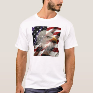 Amerikanisches Adler-Flaggen-Shirt T-Shirt