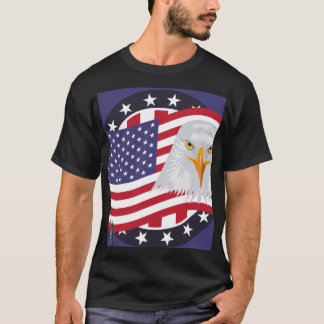 Amerikanisches Adler-Grafik-T-Shirt T-Shirt