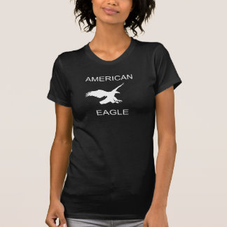Amerikanisches Adler-Weiß fasste T - Shirts ab