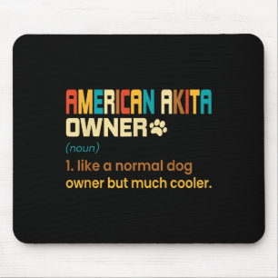 Amerikanisches Akita-Liebhaber-Design - Geschenk f Mousepad