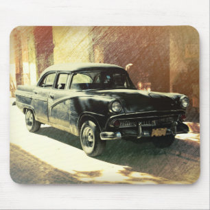 Amerikanisches Auto in Havanna, Kuba Mauspad