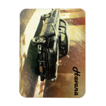 Amerikanisches Auto in Havanna, kubanischer Magnet