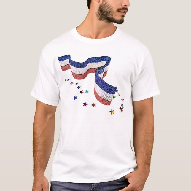 amerikanisches Band T-Shirt (Vorderseite)