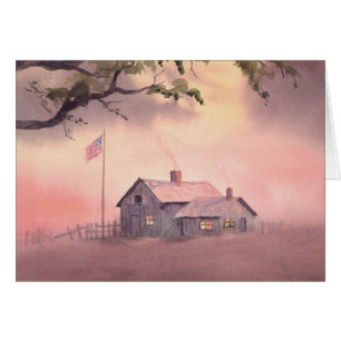 AMERIKANISCHES BAUERNHOF-HAUS durch SHARON SHARPE
