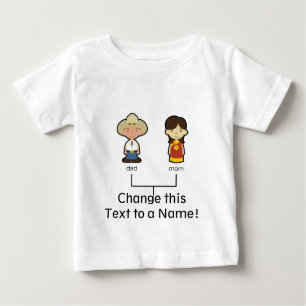 Amerikanisches/chinesisches Baby-Familien-T-Shirt Baby T-shirt