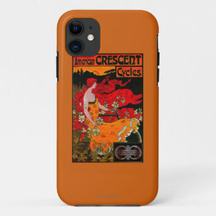 Amerikanisches Crescent Vintage Poster Europa Case-Mate iPhone Hülle