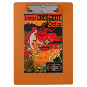 Amerikanisches Crescent Vintage PosterEuropa Klemmbrett