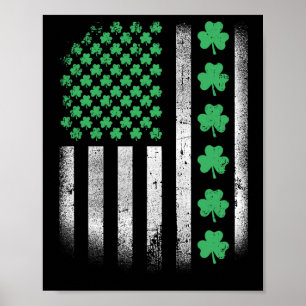 Amerikanisches Design St. Patrick Tag Irisch Poster