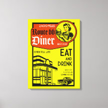 Amerikanisches Diner der 1950er Jahre