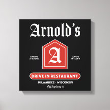 Amerikanisches Diner der 1950er Jahre