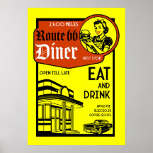 Amerikanisches Diner der 1950er Jahre