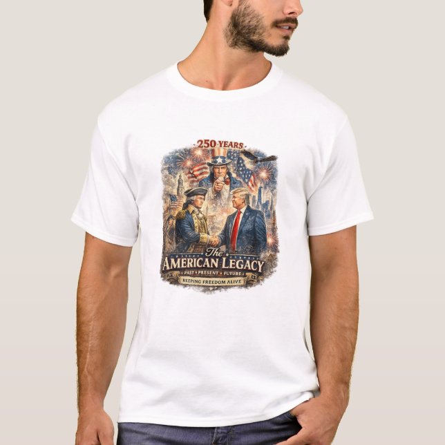 AMERIKANISCHES ERBE T-Shirt (Vorderseite)