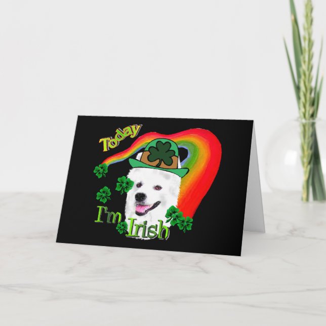 Amerikanisches Eskimohundest. Patricks Karte (Vorderseite)