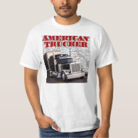 Amerikanisches Fernlastfahrer-Shirt