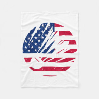 Amerikanisches Flagge Badminton-Shirt Männer Patri Fleecedecke