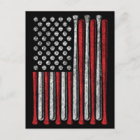 Amerikanisches Flagge Baseball-Team Vintage Lustig