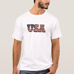 Amerikanisches Flaggen-Design T-Shirt