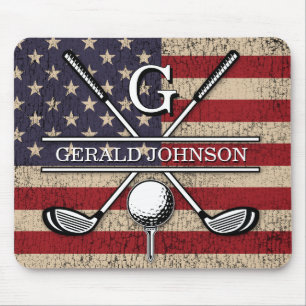 Amerikanisches Flaggen-Patriotisches Design Mousepad