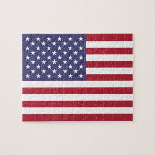Amerikanisches Flaggen-Puzzle, USA, Vereinigte Sta Puzzle