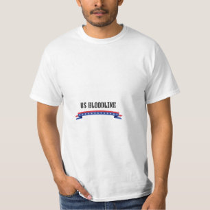 Amerikanisches Flaggenband Sterne Patriotisches T- T-Shirt