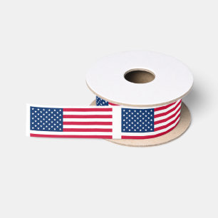 Amerikanisches Flaggenband USA - Patriotisch Satinband