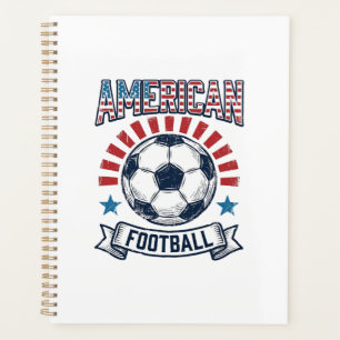 Amerikanisches Football-Vintage-Fußball-Shirt-Desi Planer