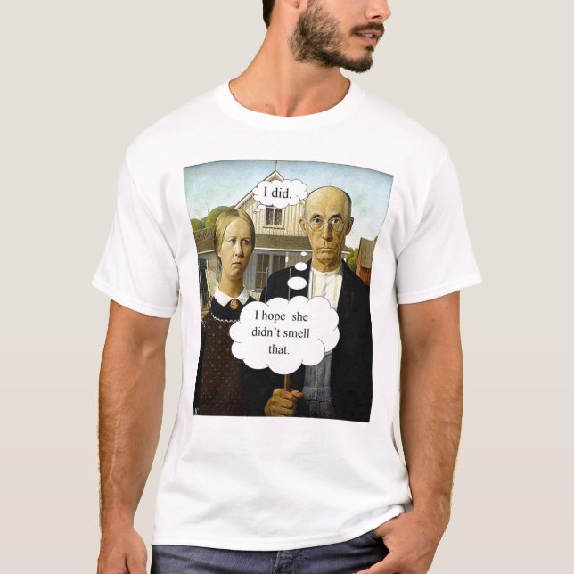 Amerikanisches gotisches Poot T-Shirt (Vorderseite)