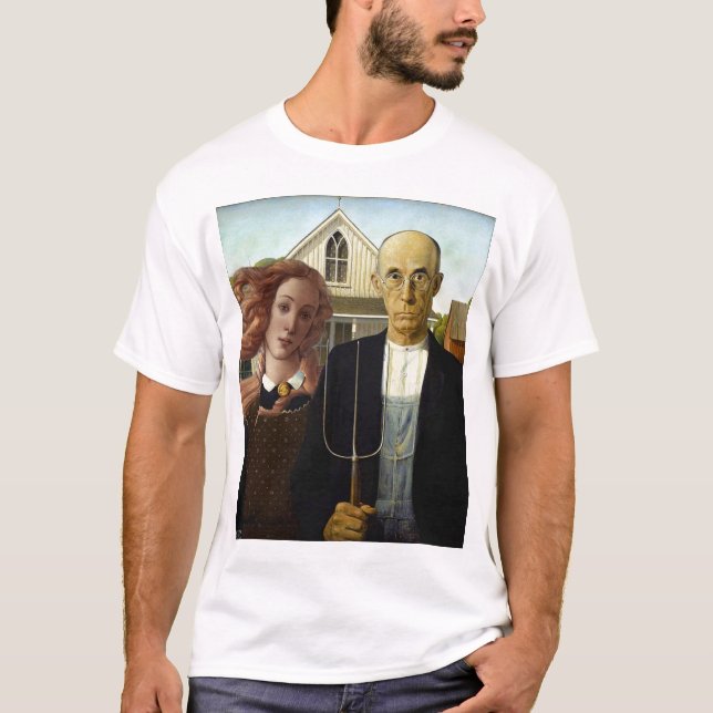 Amerikanisches gotisches Venus T-Shirt (Vorderseite)