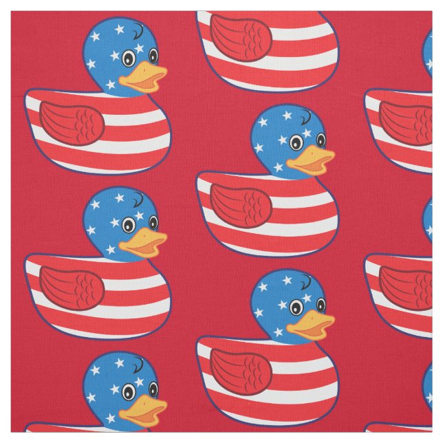 Amerikanisches Gummiducky Stoff (Muster)