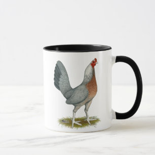 Amerikanisches Haushuhn Silberblau Tasse