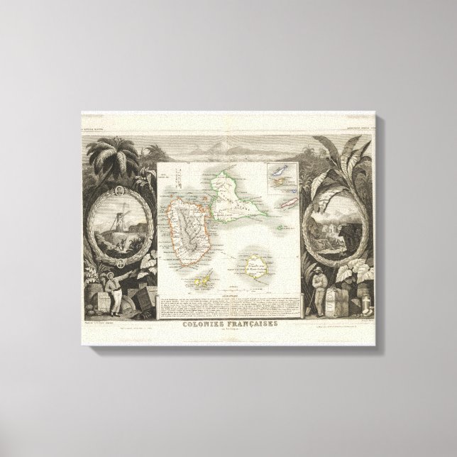amerikanisches Imperium Leinwanddruck (Vorderseite)