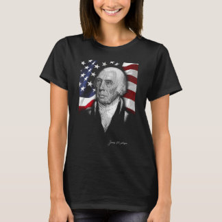 Amerikanisches James madison Eyes Flaggenland T-Shirt