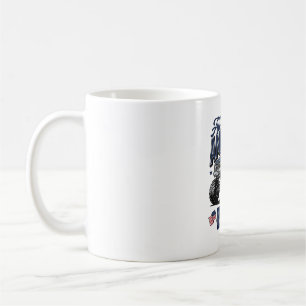 Amerikanisches Jungen-Monster-Truck-Vintage-Patrio Kaffeetasse