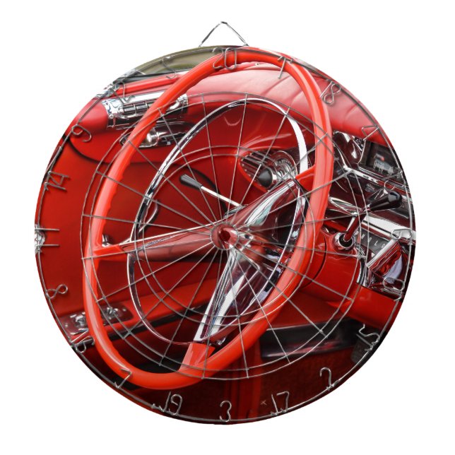 Amerikanisches klassisches Auto Dartscheibe (vorne)