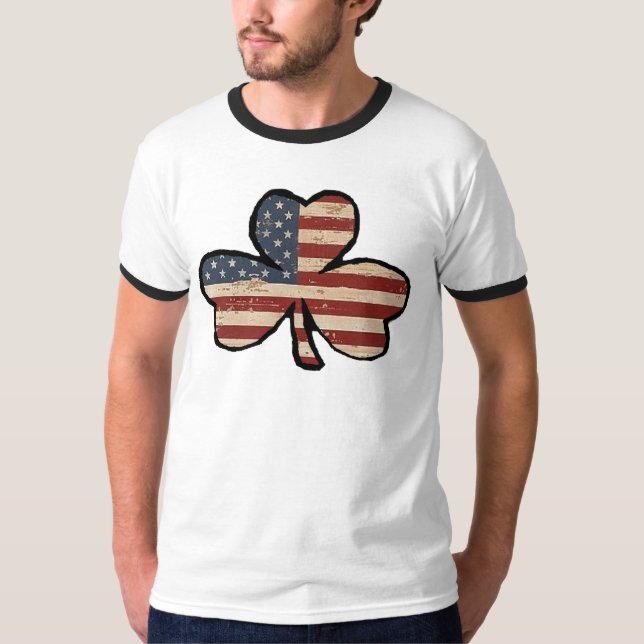 Amerikanisches Kleeblatt T-Shirt (Vorderseite)