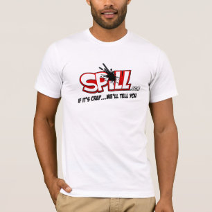 Amerikanisches Kleiderfleck-Logo T T-Shirt