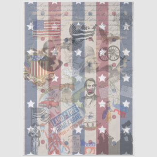 Amerikanisches Kollage-Dekorations-Seidenpapier Seidenpapier