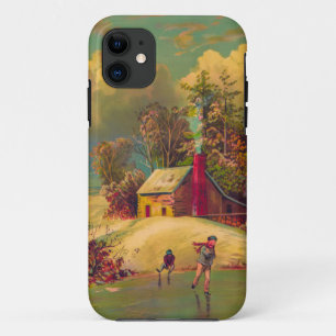 Amerikanisches Leben Winter Vintage Case-Mate iPhone Hülle