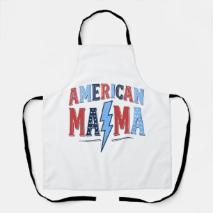 Amerikanisches Mama Patriotisches Vintage Gravur S Schürze