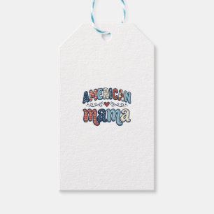 Amerikanisches Mama Patriotisches Vintage-Shirt-De Geschenkanhänger